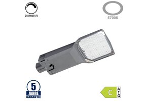 75W LED Straßenleuchte Moso 0-10V Dimmbar mit Dämmerungssensor 5700K