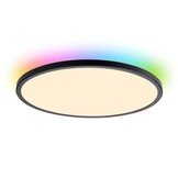 24W Deckenleuchte Schwarz RGB+CCT