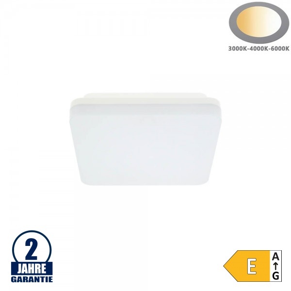 18W LED Aufbau Leuchte Quadratisch CCT IP54