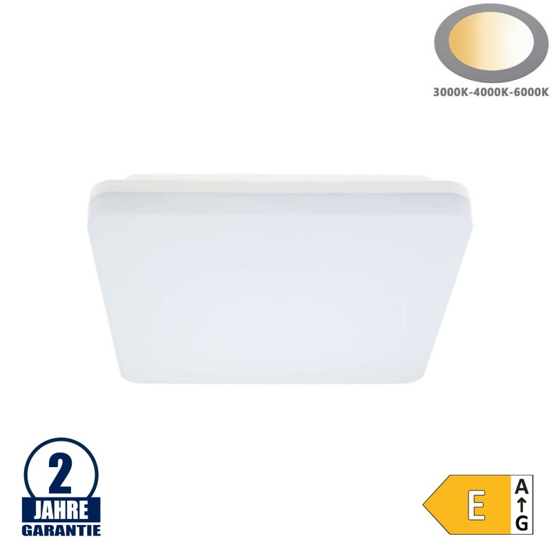 24W LED Aufbau Leuchte Quadratisch CCT IP54