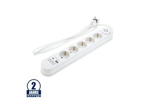 Steckdosenleiste PREMIUM 5-fach 3m Kabel 16A mit Schalter u. USB-Anschluss