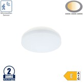 18W LED Aufbau Leuchte Rund mit Bewegungsmelder CCT IP54