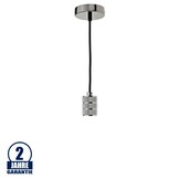 Vintage Pendelleuchte V1 E27 Schwarz OP