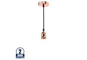 Vintage Pendelleuchte E27 Kupfer OP