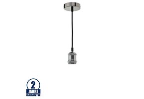 Vintage Pendelleuchte E27 Schwarz OP