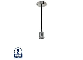 Vintage Pendelleuchte E27 Schwarz OP