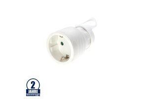 Schutzkontakt-Kupplung weiß 16A