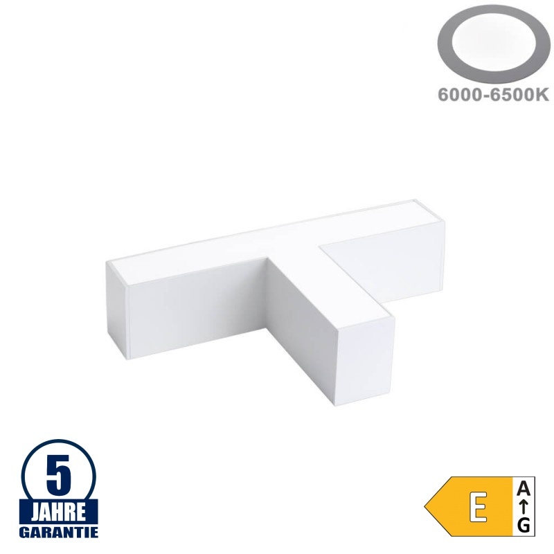 15W T-Verbinder für Linearleuchte Slim Professional Weiß Kaltweiß 5472
