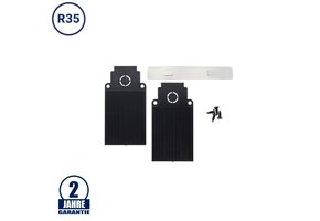 Endkappen für 48V Stromschiene R35 Einbau Magnetic Line Schwarz