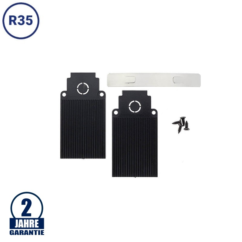 Endkappen für 48V Stromschiene R35 Einbau Magnetic Line Schwarz