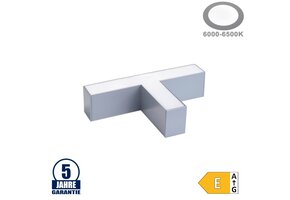 15W T-Verbinder für Linearleuchte Slim Professional Silber Kaltweiß 5471