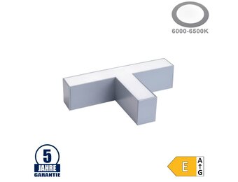 15W T-Verbinder für Linearleuchte Slim Professional Silber Kaltweiß 5471