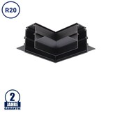 Eckstück R20 Einbau V2 für 48V Stromschiene Magnetic Line