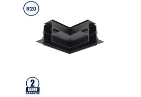 Eckstück R20 Einbau V2 für 48V Stromschiene Magnetic Line