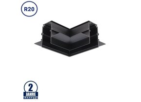 Eckstück R20 Einbau V2 für 48V Stromschiene Magnetic Line