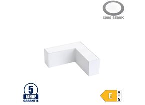 10W L-Verbinder für Linearleuchte Slim Professional Weiß Kaltweiß 5472