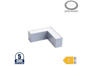 10W L-Verbinder für Linearleuchte Slim Professional Silber Kaltweiß 5471