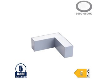 10W L-Verbinder für Linearleuchte Slim Professional Silber Kaltweiß 5471