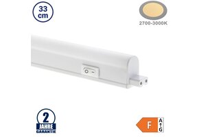 3,4W LED T5 Röhre mit Gehäuse und Schalter 33cm Warmweiß