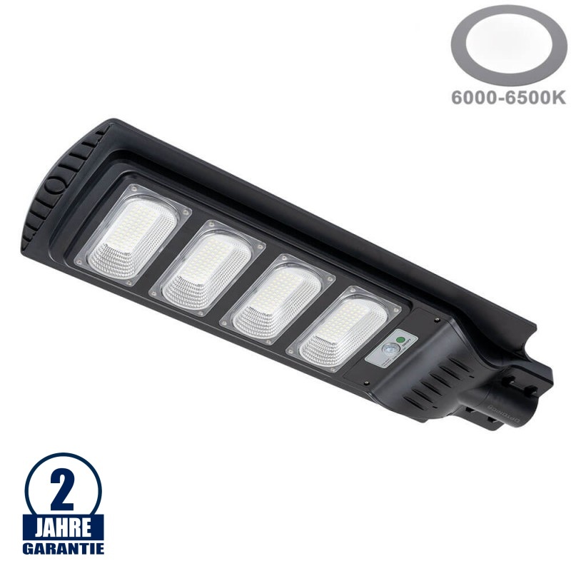 18W LED Straßenleuchte solarbetrieben 6000K IP65