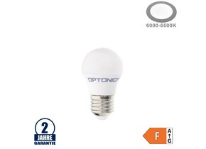 3,5W LED E27 G45 Birne Kunststoff Kaltweiß