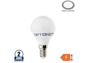 3,5W LED E14 G45 Birne Kunststoff Kaltweiß