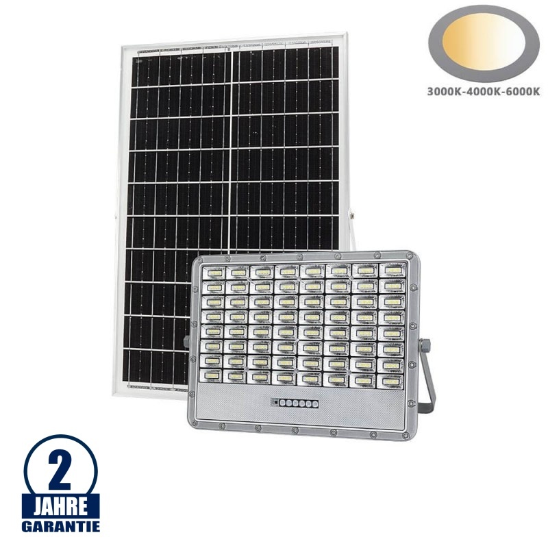 LED Solar-Fluter 3,2V 30Ah CCT 2700 Lumen inkl. Fernbedienung