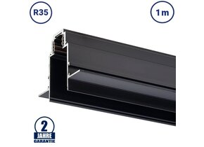 48V Stromschiene R35 Einbau V2 Magnetic Line Schwarz 1m