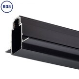 48V Stromschiene R35 Einbau V2 Magnetic Line Schwarz 1m