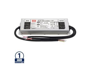 MEAN WELL 240W 24V DC Metall Netzteil Wasserdicht DALI dimmbar IP67