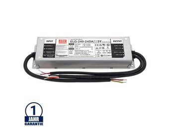 MEAN WELL 240W 24V DC Metall Netzteil Wasserdicht DALI dimmbar IP67