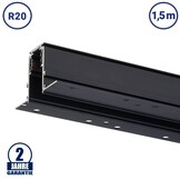 48V Stromschiene R20 Einbau Magnetic Line Schwarz 1,5m