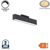12W LED Leuchte 30cm für 48V Stromschiene R35 Magnetic Line Warmweiß 0-10V Dimmbar
