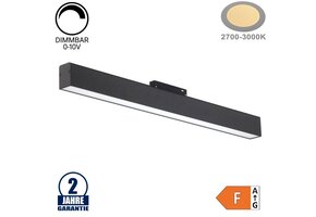 20W LED Leuchte 60cm für 48V Stromschiene R35 Magnetic Line Warmweiß 0-10V Dimmbar