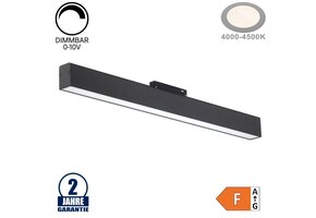20W LED Leuchte 60cm für 48V Stromschiene R35 Magnetic Line Neutralweiß 0-10V Dimmbar