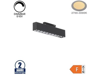 20W Strahler 10-flammig für 48V Stromschiene R35 Magnetic Line Warmweiß 0-10V Dimmbar