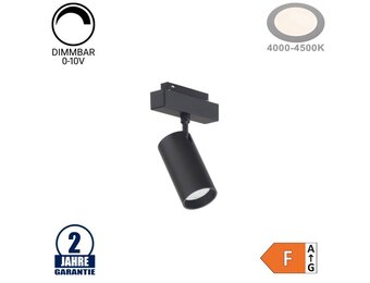 12W Schienenspot für 48V Stromschiene R35 Magnetic Line Neutralweiß 0-10V Dimmbar
