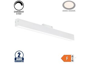 20W LED Leuchte 60cm für 48V Stromschiene R35 Magnetic Line Weiß Neutralweiß 0-10V Dimmbar