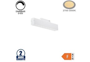 20W Strahler 10-flammig für 48V Stromschiene R35 Magnetic Line Weiß Warmweiß 0-10V Dimmbar