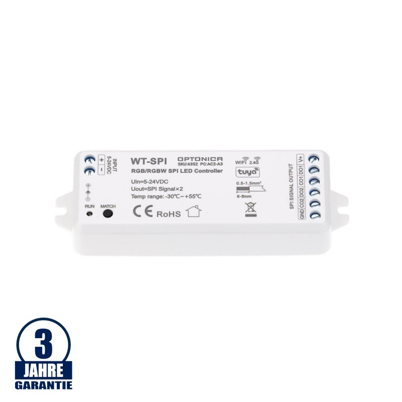 LED RGB/RGBW Tuya Smart Controller Digital SPI