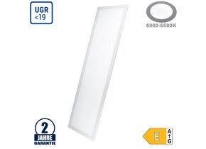 36W 120x30cm LED Panel 100Lm/W UGR19 Kaltweiß
