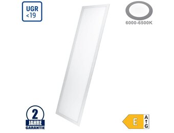 36W 120x30cm LED Panel 100Lm/W UGR19 Kaltweiß