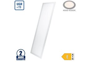 36W 120x30cm LED Panel 100Lm/W UGR19 Neutralweiß