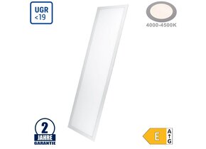 36W 120x30cm LED Panel 100Lm/W UGR19 Neutralweiß