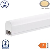 6,5W LED T5 Röhre mit Gehäuse 59cm Warmweiß