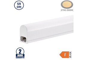 6,5W LED T5 Röhre mit Gehäuse 59cm Warmweiß