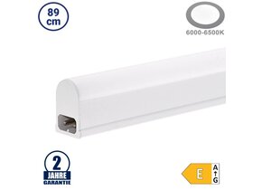 9,6W LED T5 Röhre mit Gehäuse 89cm Kaltweiß