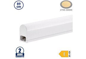 9,6W LED T5 Röhre mit Gehäuse 89cm Warmweiß