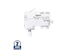 Leuchtenadapter für 3 Ph. Stromschienensystem weiß