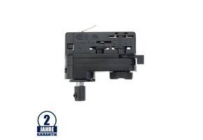 Leuchtenadapter für 3 Ph. Stromschienensystem schwarz